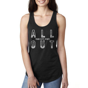 Orangetheory ALL OUT your city and state Tank